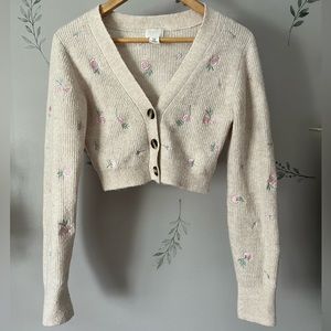 Cropped cardigan